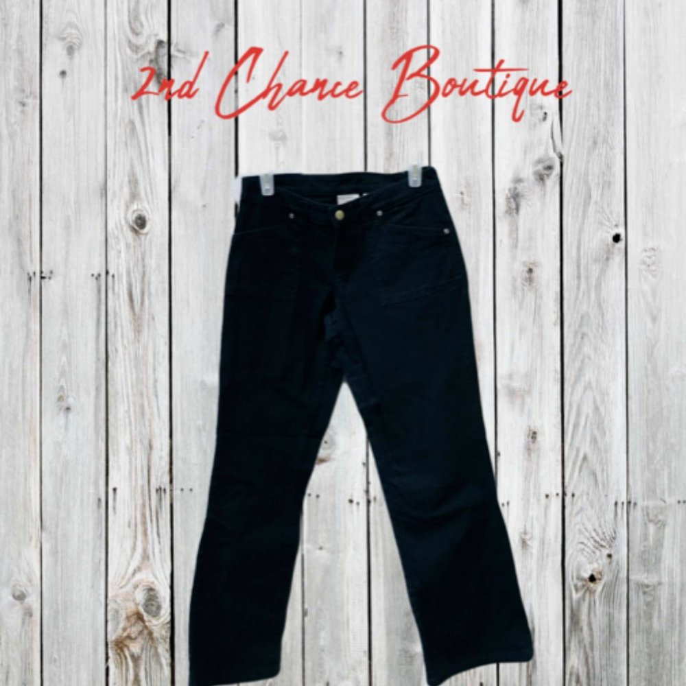 Womens Fashion Bug Black Jeans, Size 6